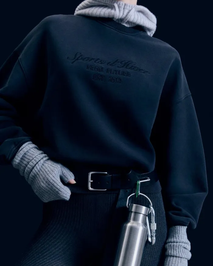 Women Hoodies From Future Ski Club Sweatshirt Washed Black