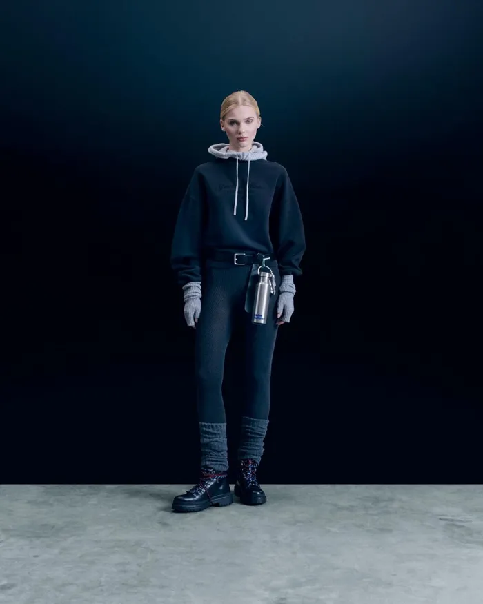 Women Hoodies From Future Ski Club Sweatshirt Washed Black