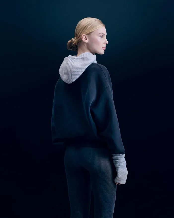 Women Hoodies From Future Ski Club Sweatshirt Washed Black