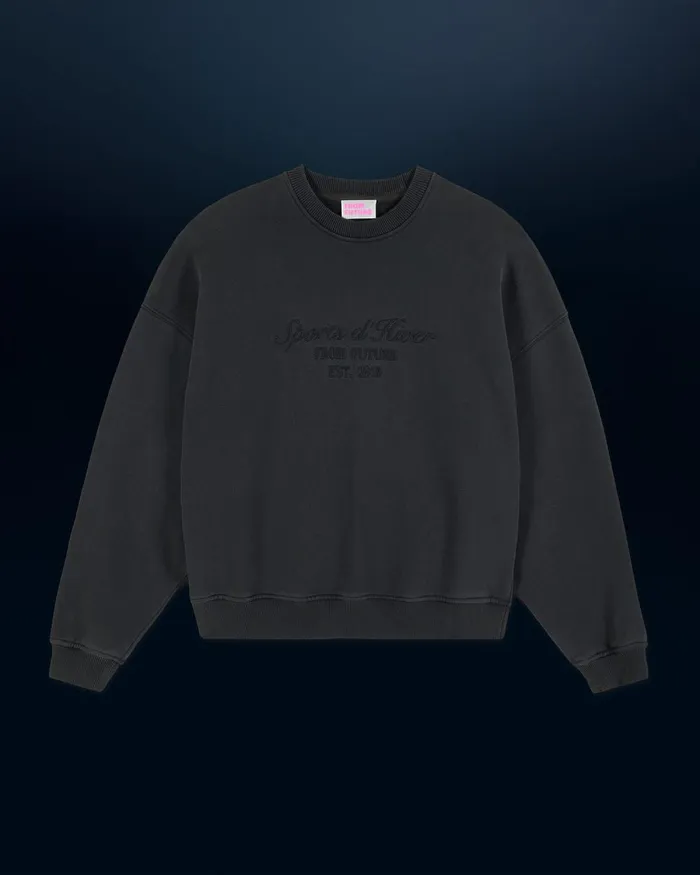 Women Hoodies From Future Ski Club Sweatshirt Washed Black
