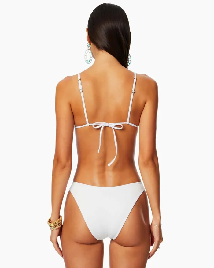 Women Isla Low Rise Bikini Bottom Black Ramy Brook Swimwear