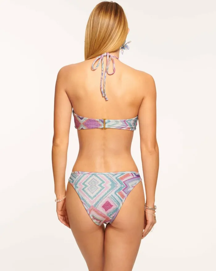 Women Isla Low Rise Bikini Bottom Black Ramy Brook Swimwear