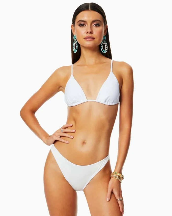 Women Isla Low Rise Bikini Bottom Black Ramy Brook Swimwear