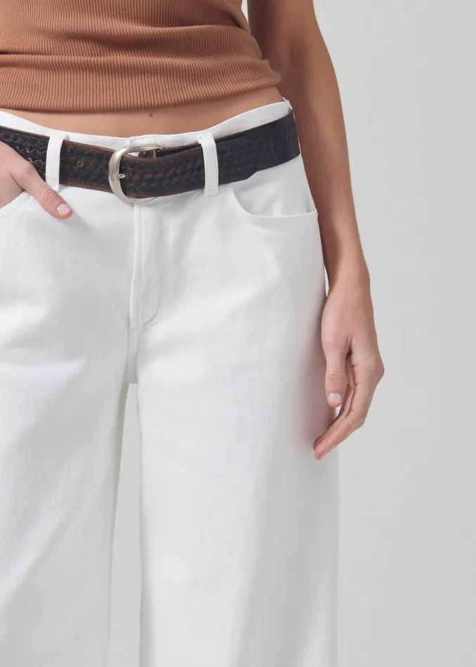 Women Jeans Citizens Of Humanity Lolli Mid Rise Baggy In Blanco