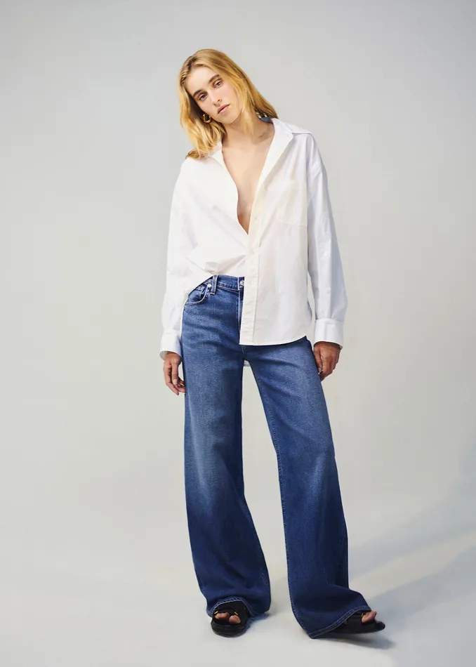 Women Jeans Citizens Of Humanity Lolli Mid Rise Baggy In Palazzo