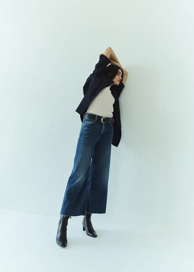 Women Jeans Citizens Of Humanity Lyra Wide Leg Crop In Ambry