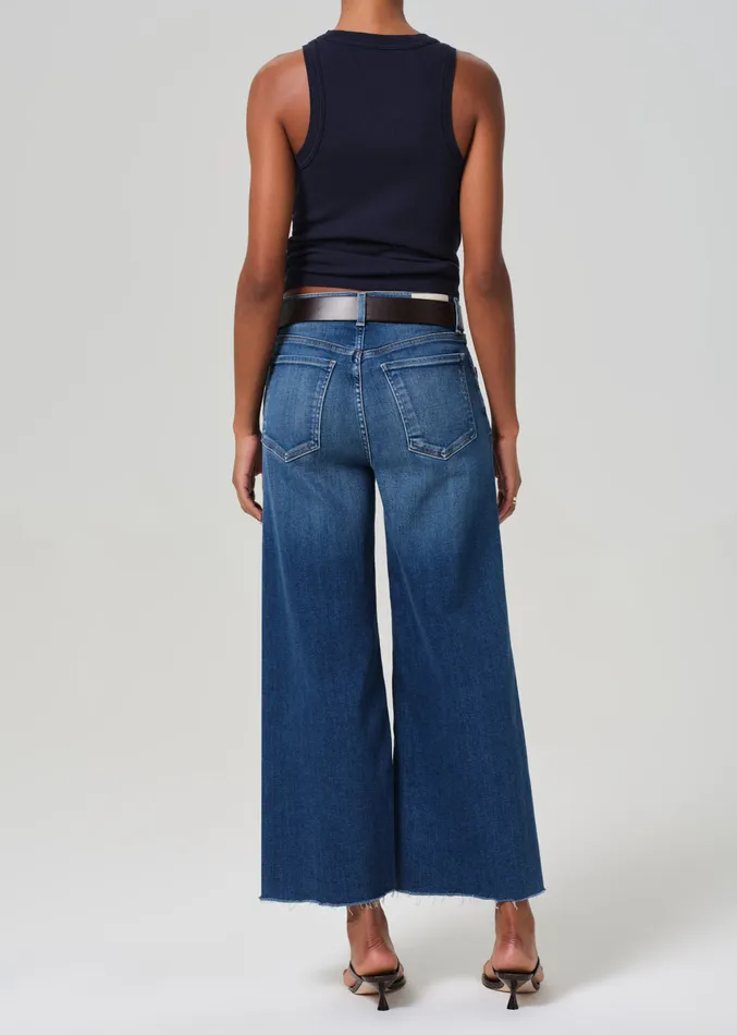 Women Jeans Citizens Of Humanity Lyra Wide Leg Crop In Ambry