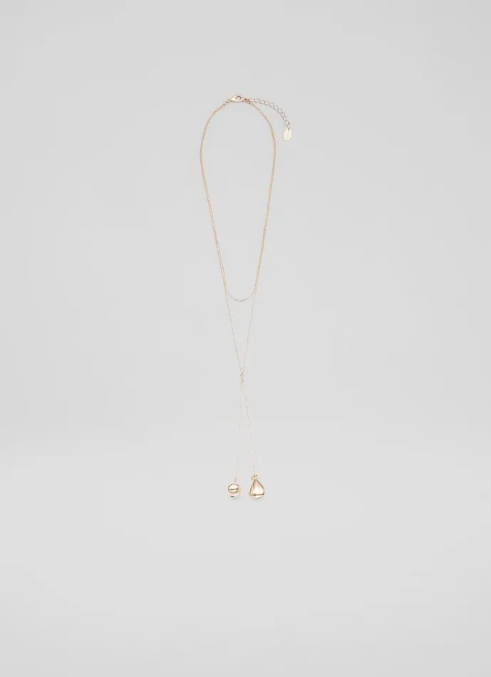 Women Jewellery LKBennett Tilly Gold Plated Chain Necklace