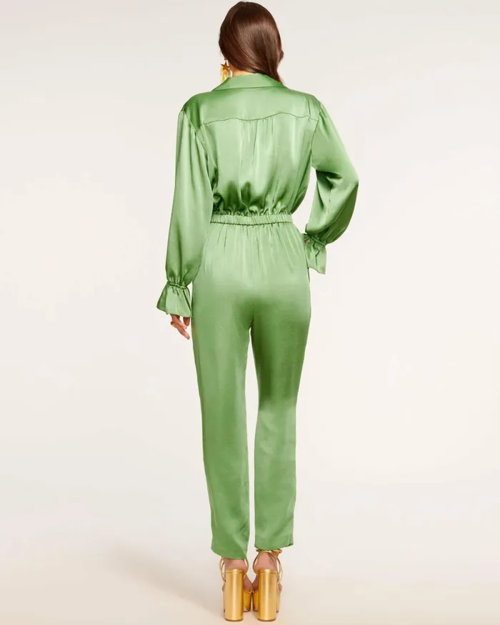 Women Josephine Long Sleeve Jumpsuit Bone Ramy Brook Dresses Women Josephine Long Sleeve Jumpsuit Bone Ramy Brook Dresses