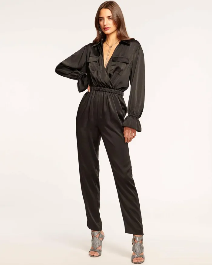 Women Josephine Long Sleeve Jumpsuit Bone Ramy Brook Dresses Women Josephine Long Sleeve Jumpsuit Bone Ramy Brook Dresses