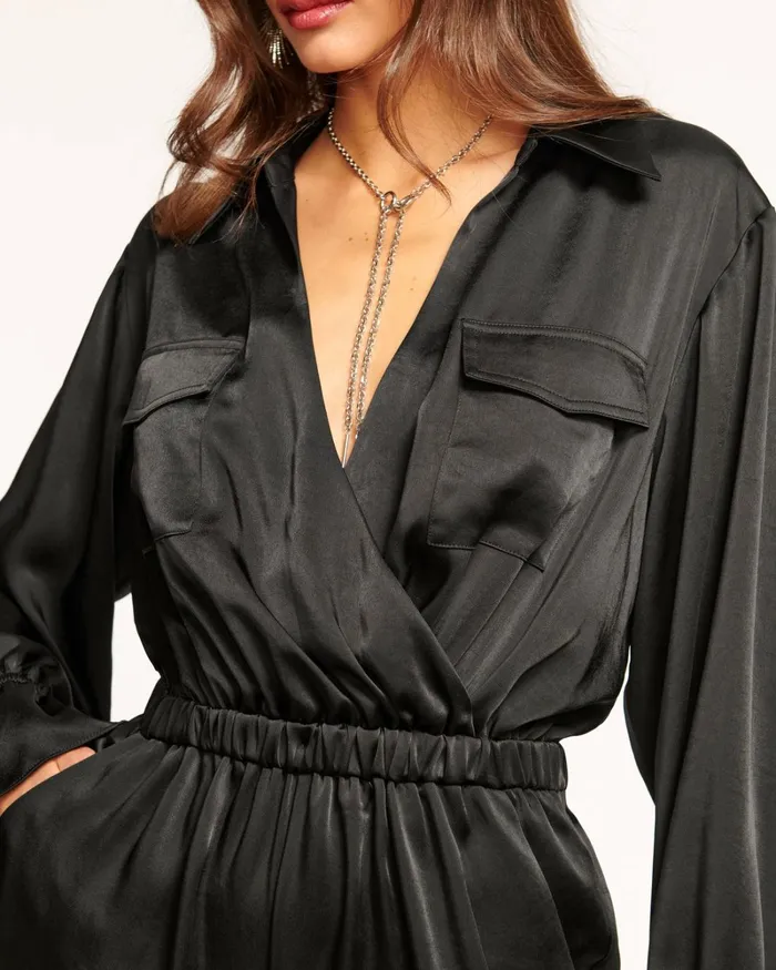 Women Josephine Long Sleeve Jumpsuit Bone Ramy Brook Dresses Women Josephine Long Sleeve Jumpsuit Bone Ramy Brook Dresses