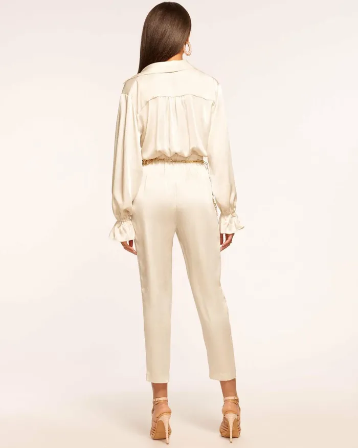 Women Josephine Long Sleeve Jumpsuit Bone Ramy Brook Dresses Women Josephine Long Sleeve Jumpsuit Bone Ramy Brook Dresses