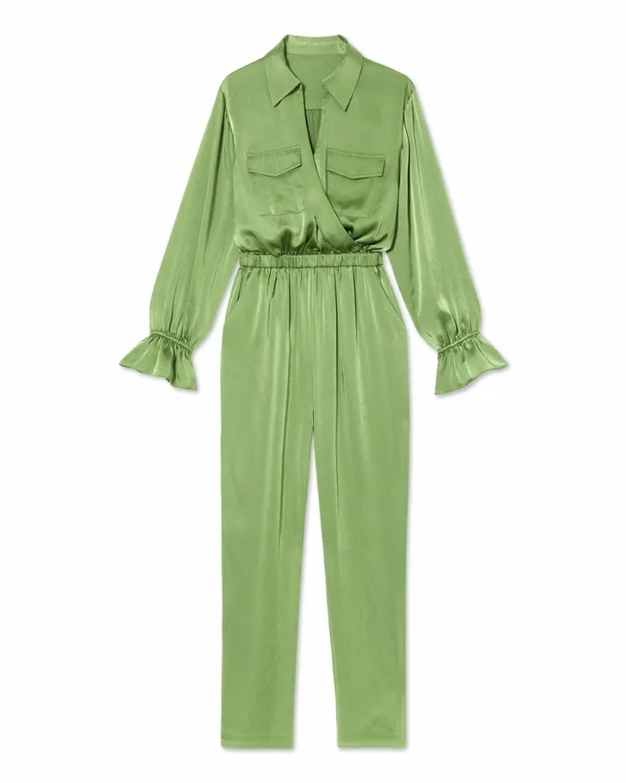 Women Josephine Long Sleeve Jumpsuit Bone Ramy Brook Dresses Women Josephine Long Sleeve Jumpsuit Bone Ramy Brook Dresses