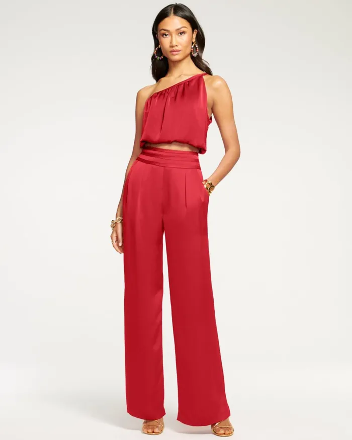Women Joss Wide Leg Pant Poppy Pink Ramy Brook Pants Women Joss Wide Leg Pant Poppy Pink Ramy Brook Pants