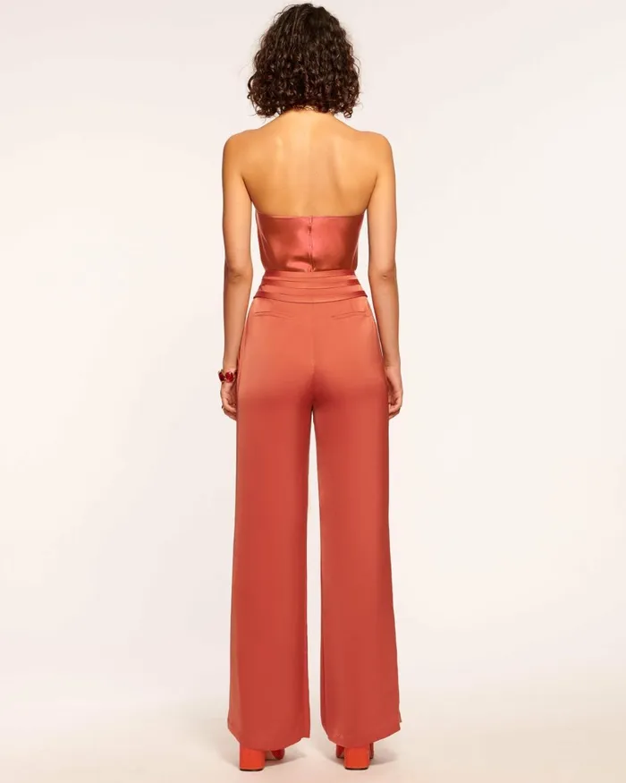 Women Joss Wide Leg Pant Poppy Pink Ramy Brook Pants Women Joss Wide Leg Pant Poppy Pink Ramy Brook Pants