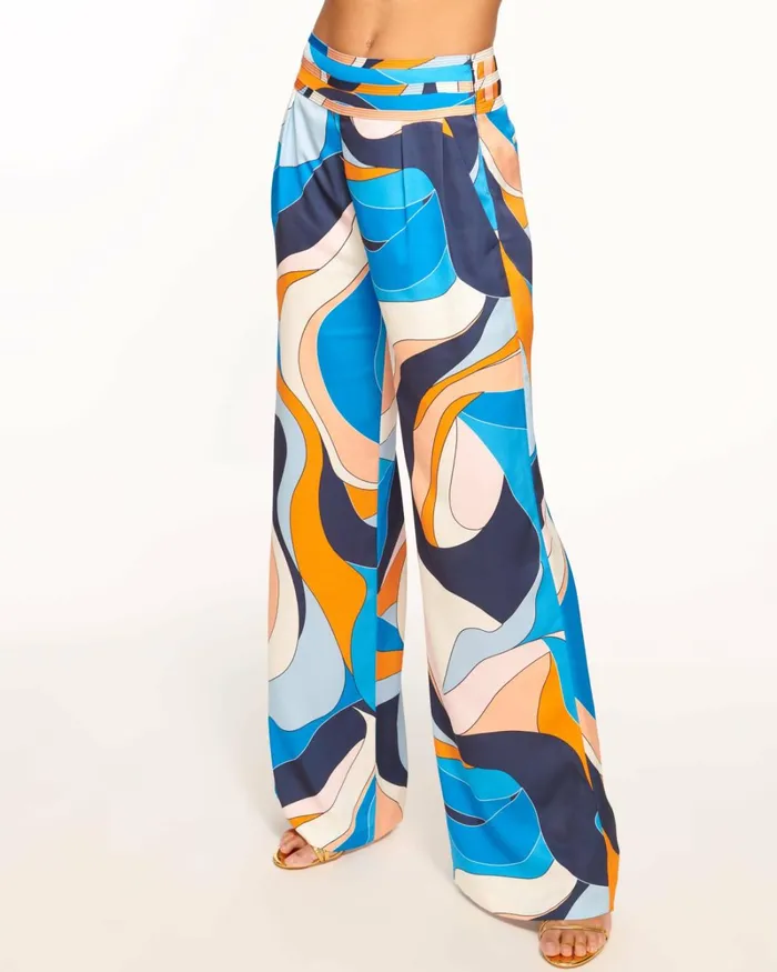 Women Joss Wide Leg Pant Poppy Pink Ramy Brook Pants Women Joss Wide Leg Pant Poppy Pink Ramy Brook Pants