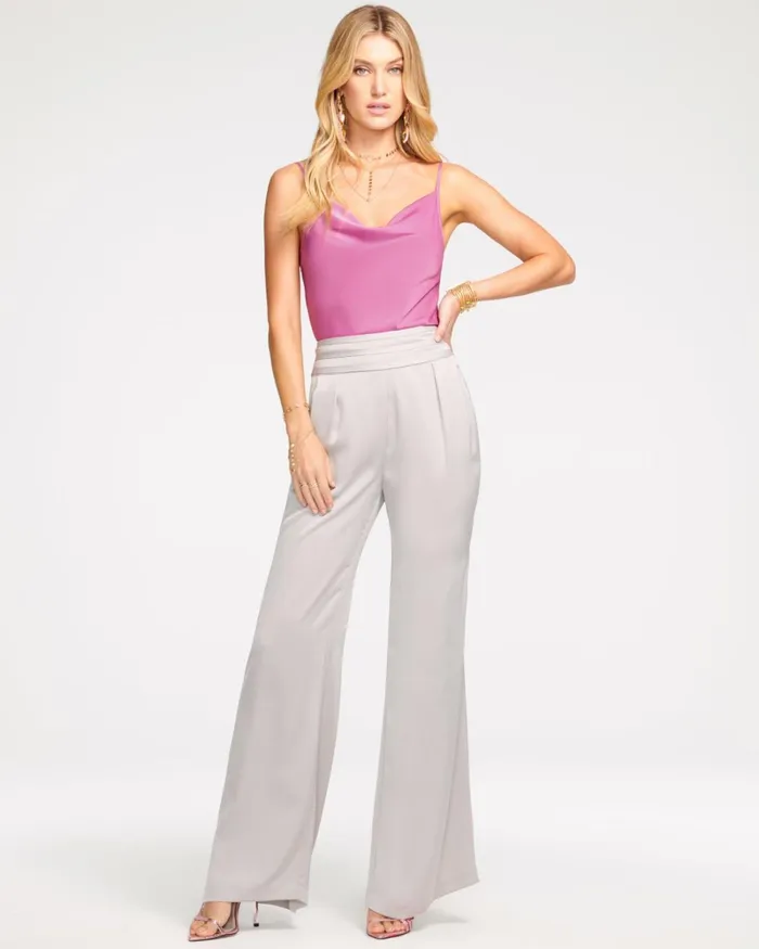 Women Joss Wide Leg Pant Poppy Pink Ramy Brook Pants Women Joss Wide Leg Pant Poppy Pink Ramy Brook Pants