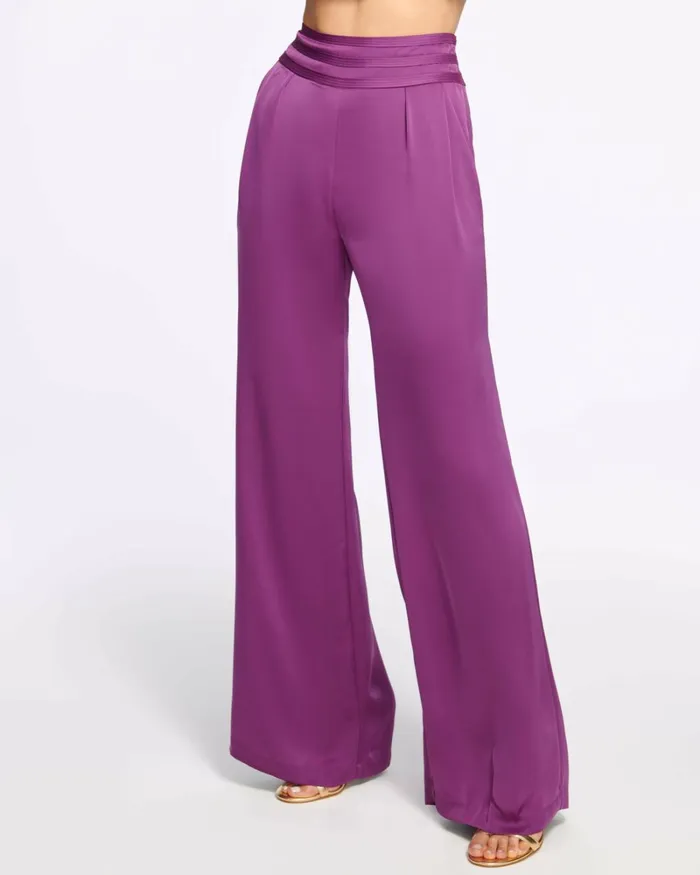 Women Joss Wide Leg Pant Poppy Pink Ramy Brook Pants Women Joss Wide Leg Pant Poppy Pink Ramy Brook Pants