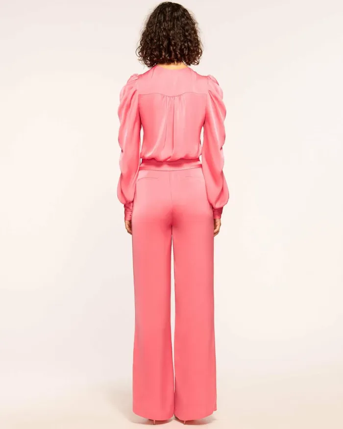 Women Joss Wide Leg Pant Poppy Pink Ramy Brook Pants Women Joss Wide Leg Pant Poppy Pink Ramy Brook Pants