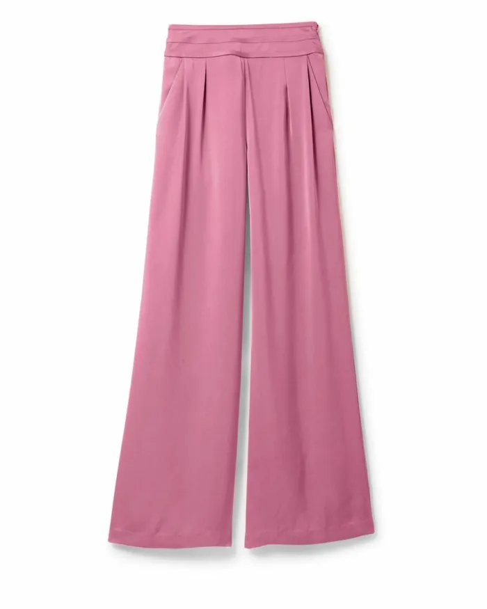 Women Joss Wide Leg Pant Poppy Pink Ramy Brook Pants Women Joss Wide Leg Pant Poppy Pink Ramy Brook Pants