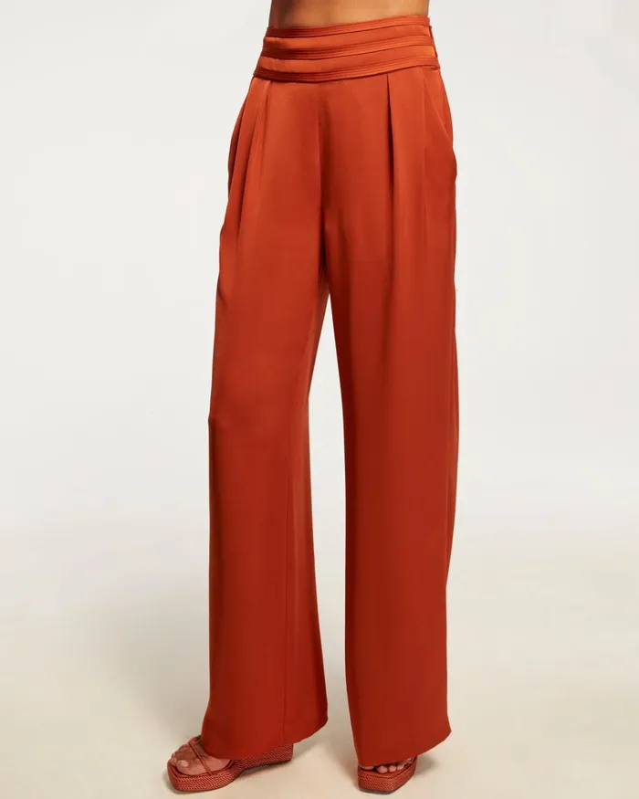 Women Joss Wide Leg Pant Poppy Pink Ramy Brook Pants Women Joss Wide Leg Pant Poppy Pink Ramy Brook Pants