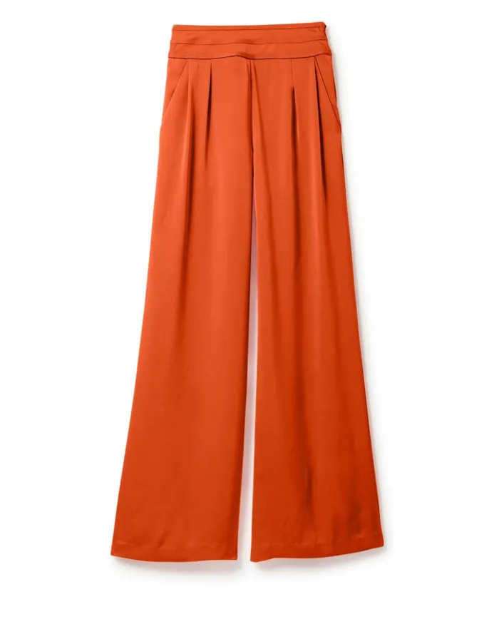 Women Joss Wide Leg Pant Poppy Pink Ramy Brook Pants Women Joss Wide Leg Pant Poppy Pink Ramy Brook Pants