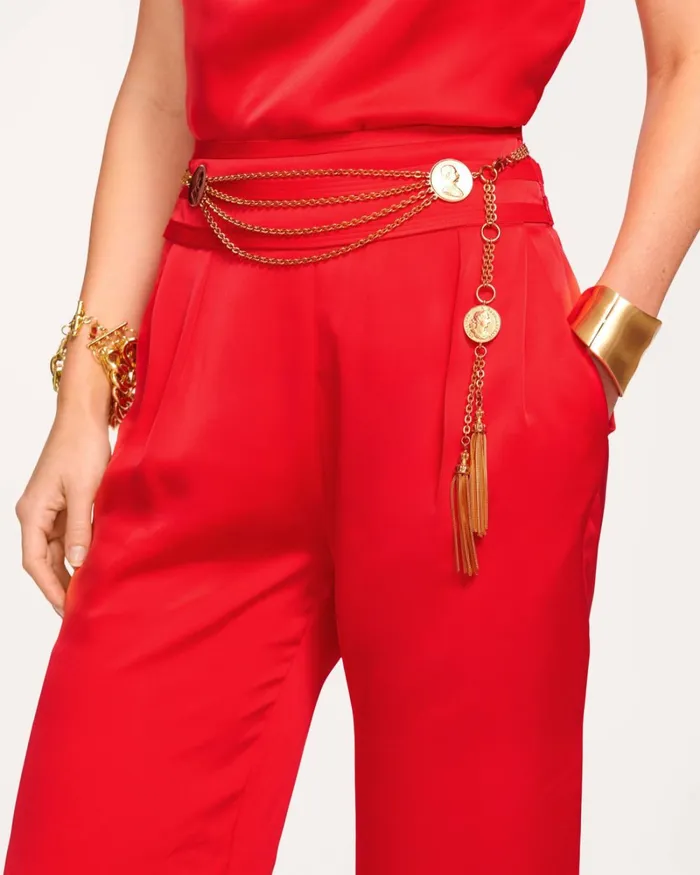 Women Joss Wide Leg Pant Poppy Pink Ramy Brook Pants Women Joss Wide Leg Pant Poppy Pink Ramy Brook Pants