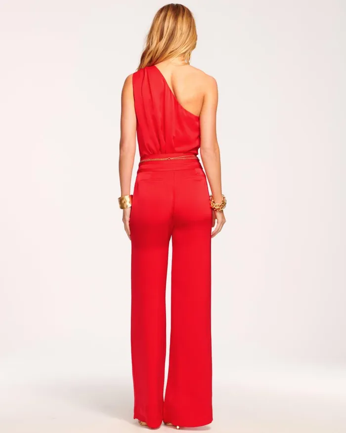 Women Joss Wide Leg Pant Poppy Pink Ramy Brook Pants Women Joss Wide Leg Pant Poppy Pink Ramy Brook Pants