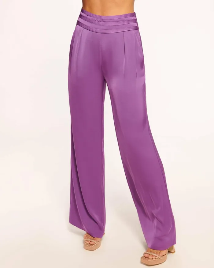 Women Joss Wide Leg Pant Poppy Pink Ramy Brook Pants Women Joss Wide Leg Pant Poppy Pink Ramy Brook Pants