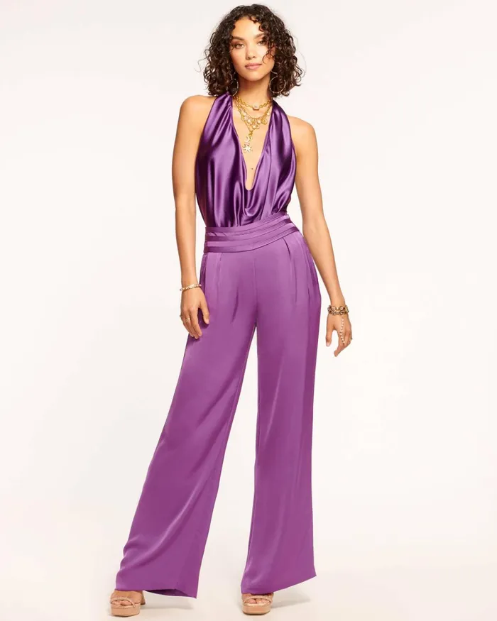 Women Joss Wide Leg Pant Poppy Pink Ramy Brook Pants Women Joss Wide Leg Pant Poppy Pink Ramy Brook Pants