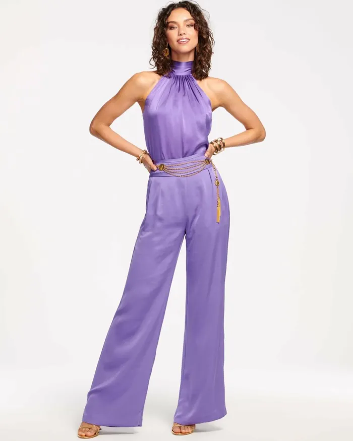Women Joss Wide Leg Pant Poppy Pink Ramy Brook Pants Women Joss Wide Leg Pant Poppy Pink Ramy Brook Pants