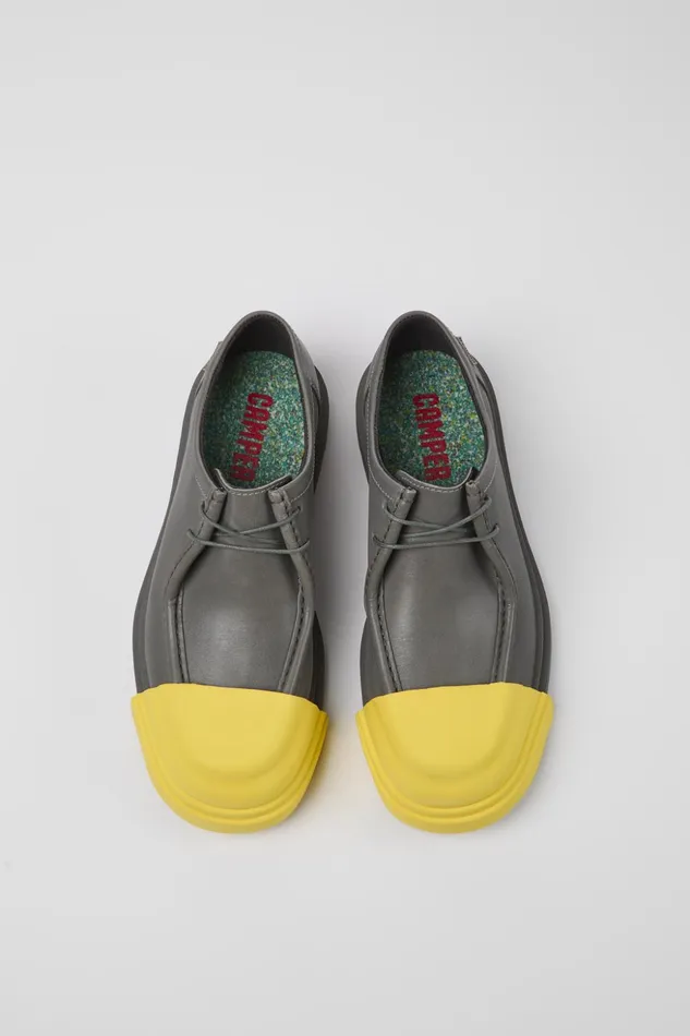 Women Junction Gray Responsibly Raised Leather Shoes Camper Formal Shoes Women Junction Gray Responsibly Raised Leather Shoes Camper Formal Shoes