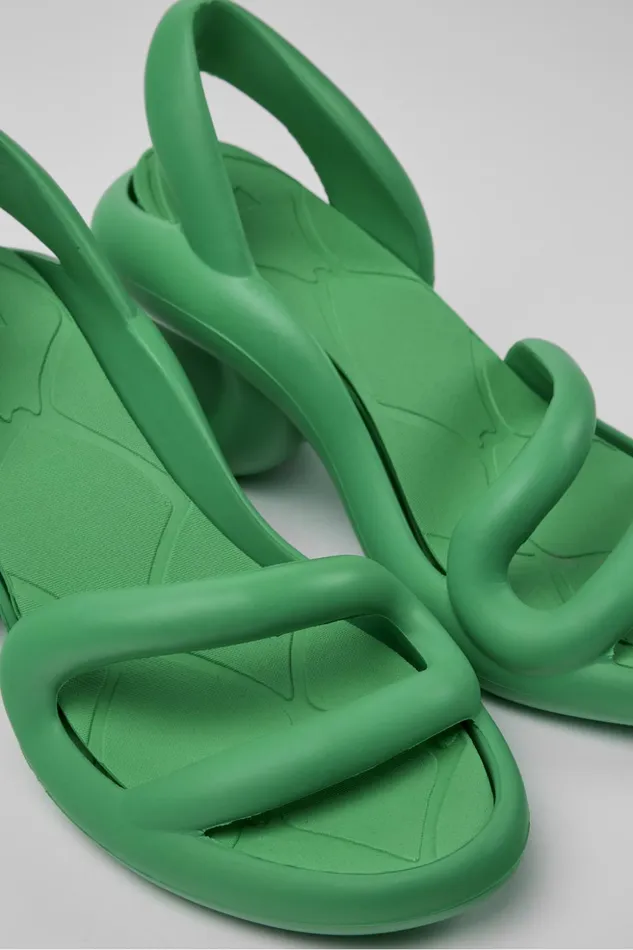 Women Kobarah Green Unisex Sandals Camper Heels