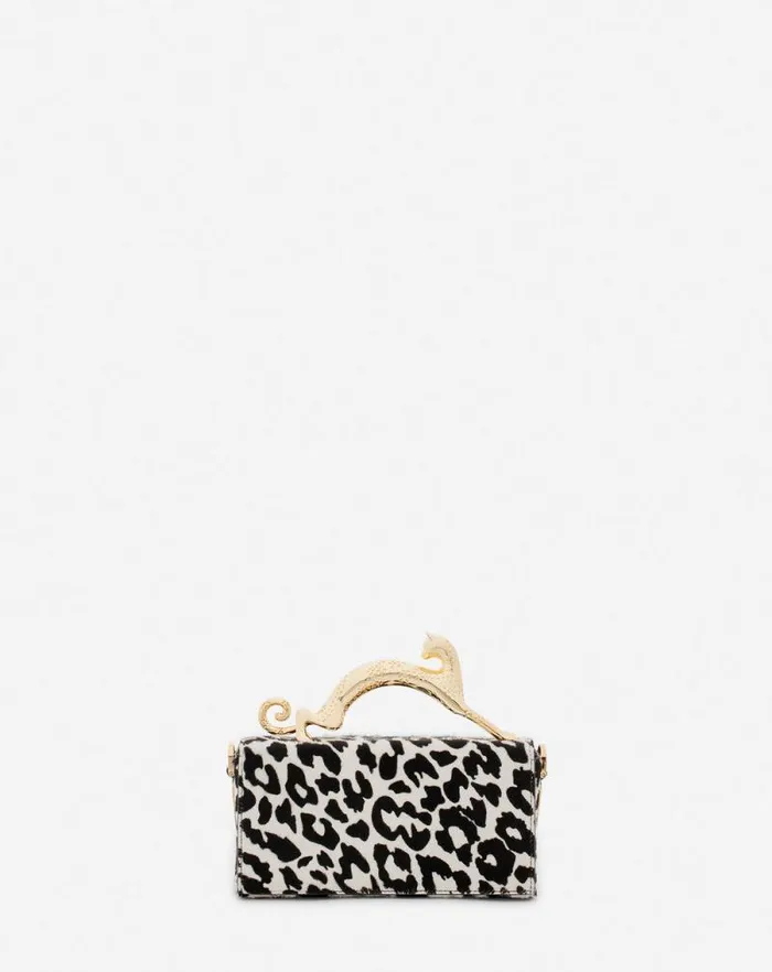 Women Lanvin Crossbody Bags and Shoulder Bags Nano Pencil Cat Bag In Ponyeffect Leather Blackwhite Women Lanvin Crossbody Bags and Shoulder Bags Nano Pencil Cat Bag In Ponyeffect Leather Blackwhite