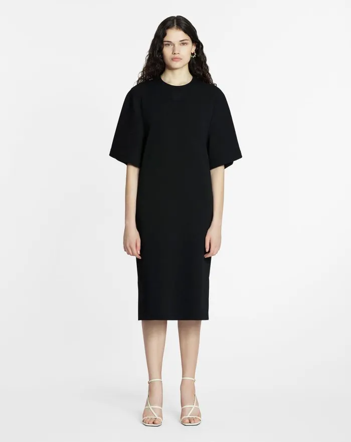 Women Lanvin Dresses Tshirt Dress In Jersey Black Women Lanvin Dresses Tshirt Dress In Jersey Black