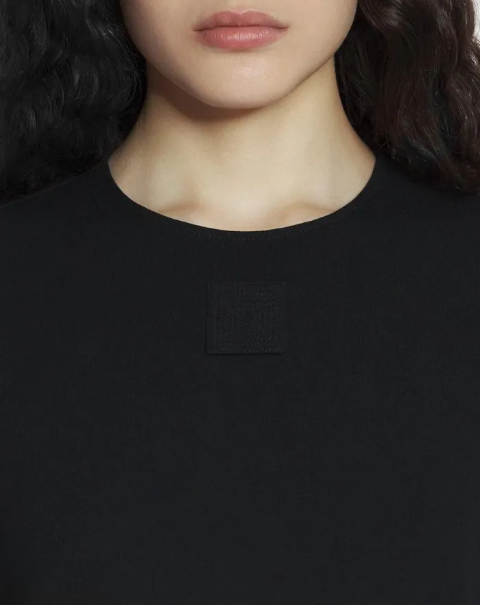 Women Lanvin Dresses Tshirt Dress In Jersey Black Women Lanvin Dresses Tshirt Dress In Jersey Black