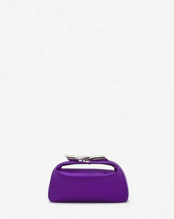Women Lanvin Mini Bags and Clutches Haute Squence Satin Clutch Bag Anemone Women Lanvin Mini Bags and Clutches Haute Squence Satin Clutch Bag Anemone
