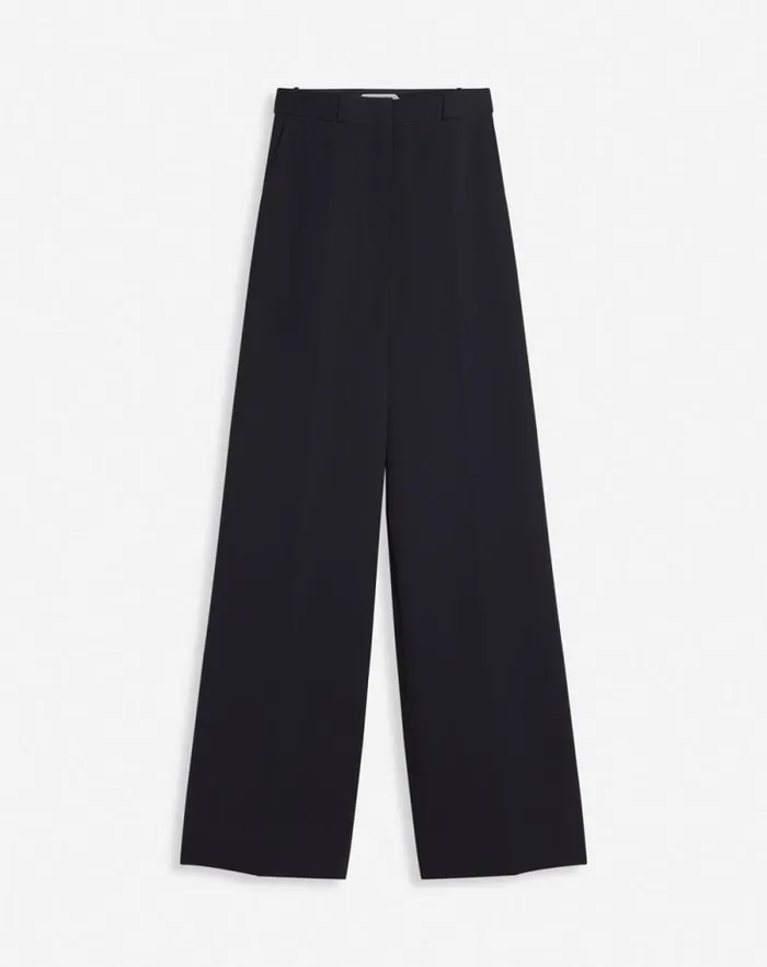 Women Lanvin Pants Wide Leg Pants Black