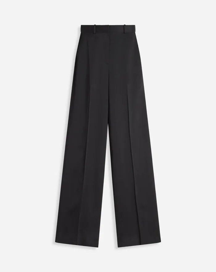 Women Lanvin Pants Wideleg Tailored Pants Black
