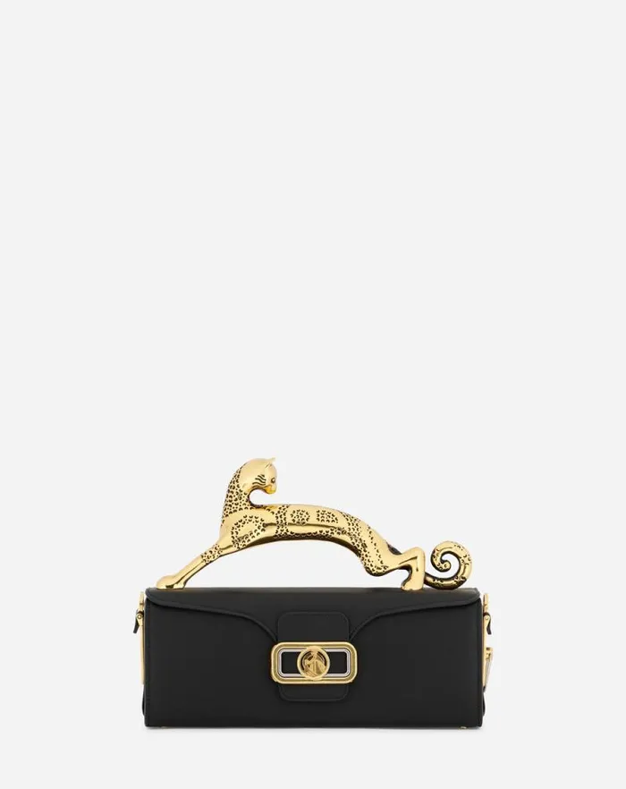 Women Lanvin Pencil Pencil Cat Bag In Box Calf Black