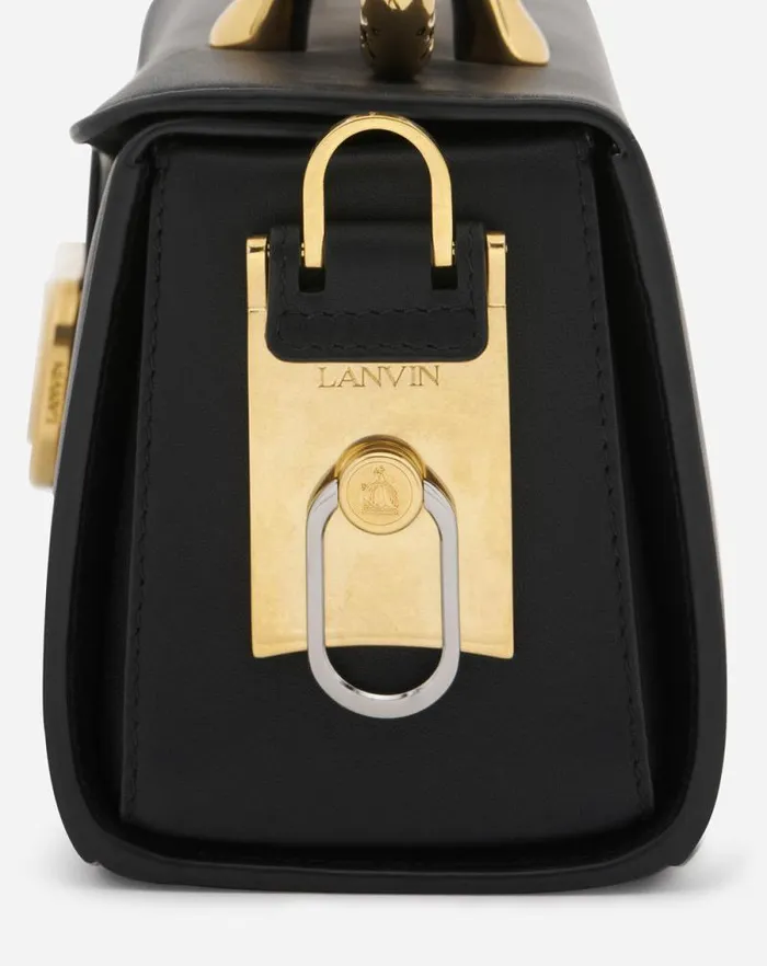Women Lanvin Pencil Pencil Cat Bag In Box Calf Black Women Lanvin Pencil Pencil Cat Bag In Box Calf Black