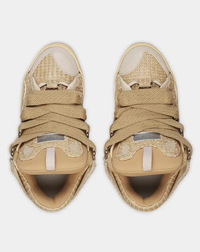 Women Lanvin Sneakers Curb Raffia Sneakers Natural Women Lanvin Sneakers Curb Raffia Sneakers Natural