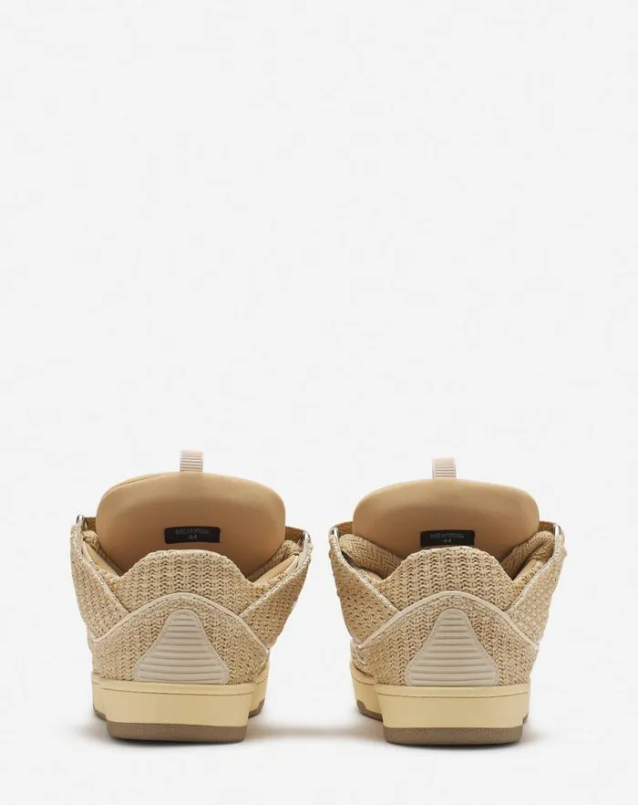 Women Lanvin Sneakers Curb Raffia Sneakers Natural Women Lanvin Sneakers Curb Raffia Sneakers Natural