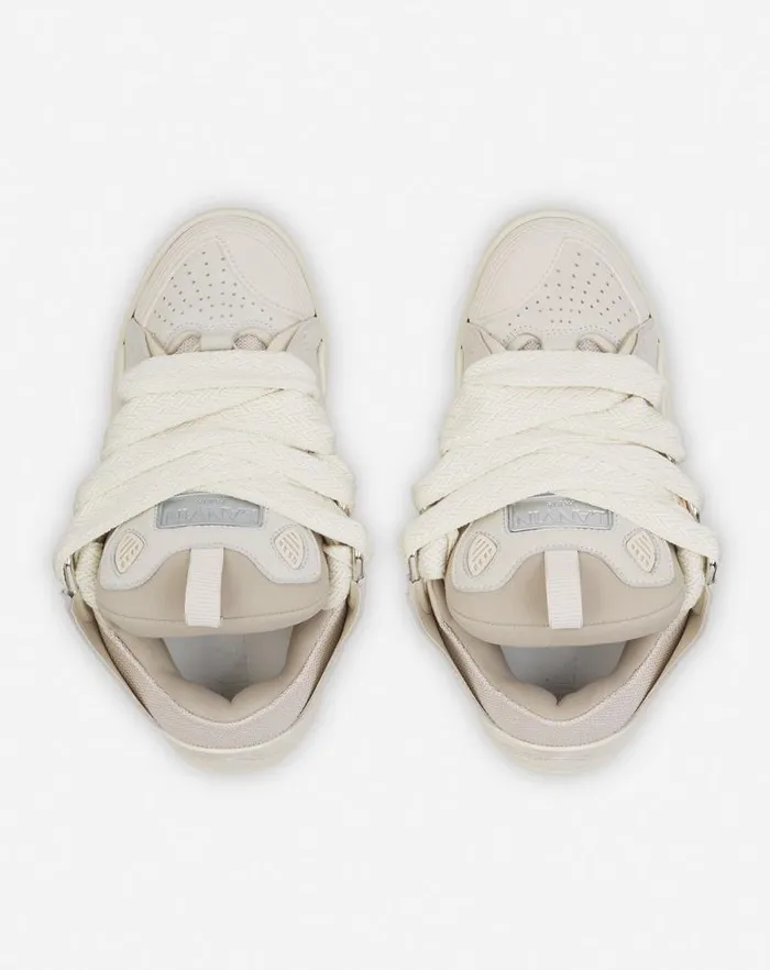 Women Lanvin Sneakers Leather Curb Sneakers Peach Women Lanvin Sneakers Leather Curb Sneakers Peach