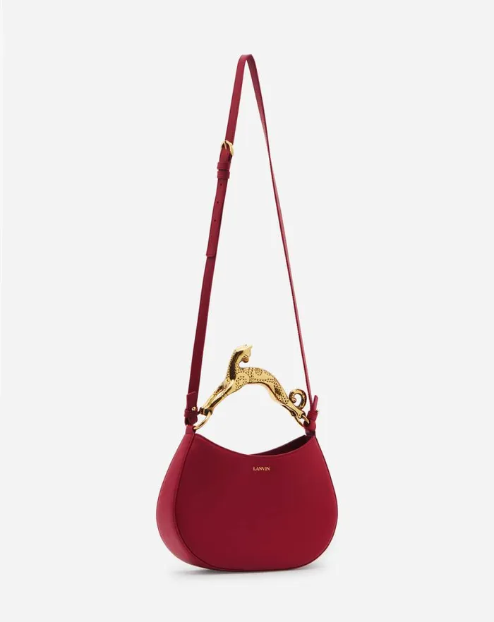 Women Lanvin Tote Bags and Top Handle Bags Hobo Cat Leather Bag Burgundy Women Lanvin Tote Bags and Top Handle Bags Hobo Cat Leather Bag Burgundy
