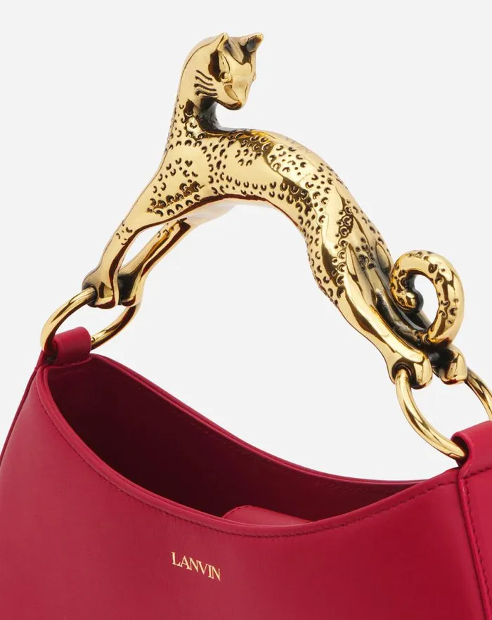 Women Lanvin Tote Bags and Top Handle Bags Hobo Cat Leather Bag Burgundy Women Lanvin Tote Bags and Top Handle Bags Hobo Cat Leather Bag Burgundy