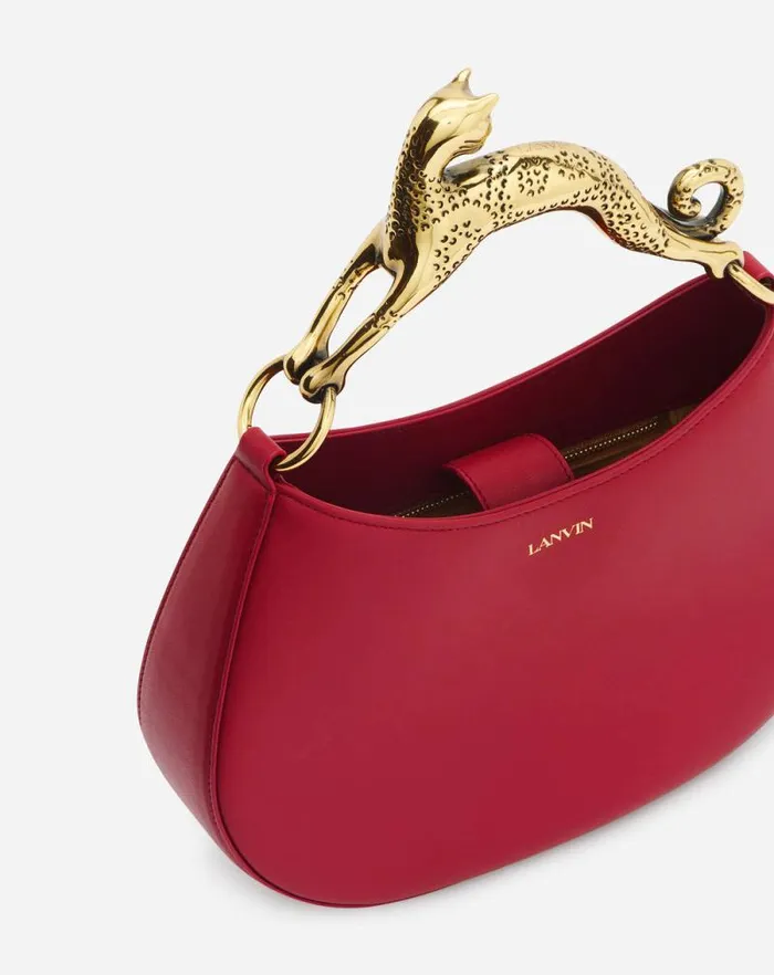 Women Lanvin Tote Bags and Top Handle Bags Hobo Cat Leather Bag Burgundy Women Lanvin Tote Bags and Top Handle Bags Hobo Cat Leather Bag Burgundy