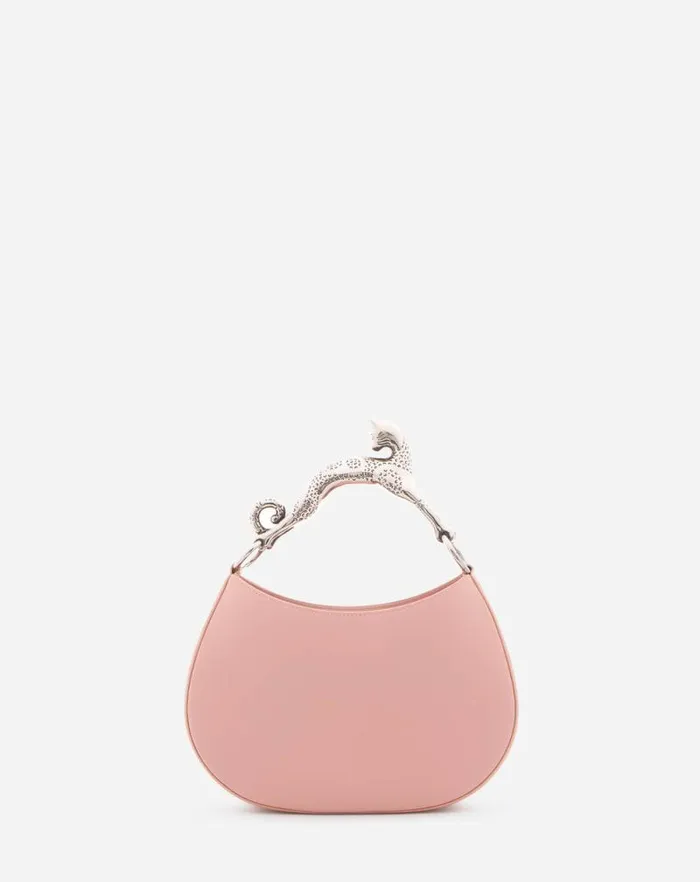 Women Lanvin Tote Bags and Top Handle Bags Hobo Cat Leather Bag Pale Abricot Women Lanvin Tote Bags and Top Handle Bags Hobo Cat Leather Bag Pale Abricot