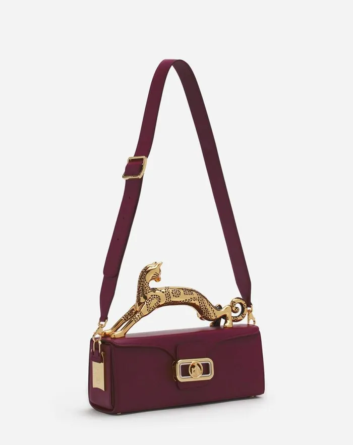 Women Lanvin Tote Bags and Top Handle Bags Medium Leather Pencil Cat Bag Turkish Red Women Lanvin Tote Bags and Top Handle Bags Medium Leather Pencil Cat Bag Turkish Red