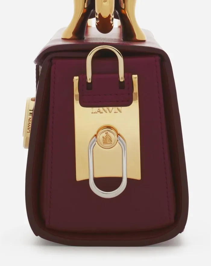 Women Lanvin Tote Bags and Top Handle Bags Medium Leather Pencil Cat Bag Turkish Red Women Lanvin Tote Bags and Top Handle Bags Medium Leather Pencil Cat Bag Turkish Red
